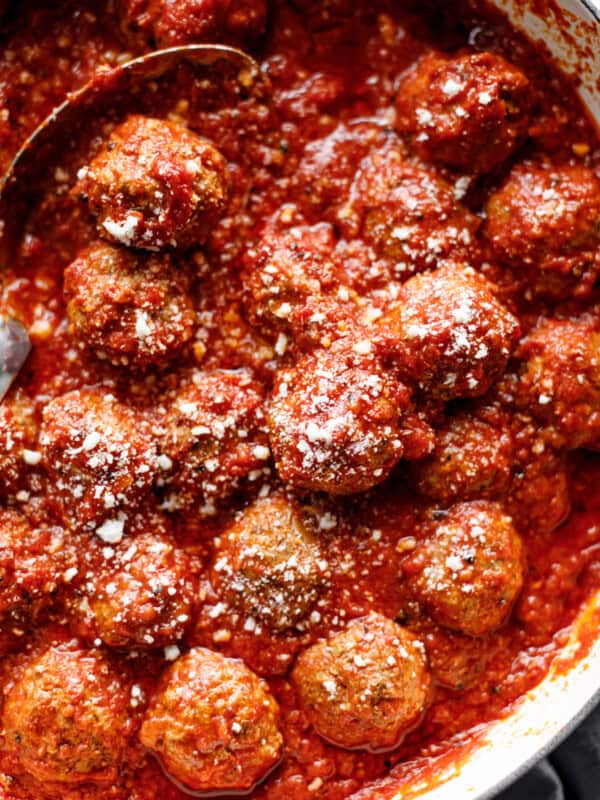 Spicy Easy Baked Meatballs